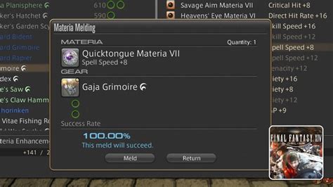 ffxiv melding materia.